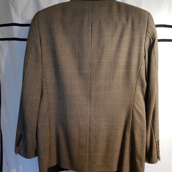 Corbin 3-Button Worsted Wool Check Sportcoat - Picture 2 of 4